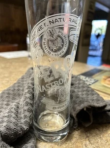 Peroni Nastro Azzurro Etched Signature Italian Pilsner Beer Glass 8 3/8" Tall - Picture 1 of 6