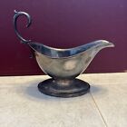 Silver Plate Silverplate Gravy Boat - Stamped Victoria  Engraved B856A