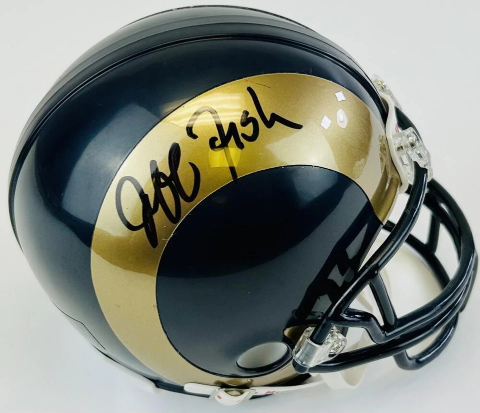 JEFF FISHER SIGNED ST. LOUIS RAMS MINI HELMET LOS ANGELES TITANS AUTOGRAPH J3 - Image 1 of 1