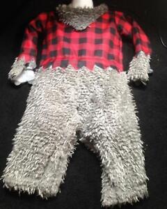 Amscam Baby Wolf Halloween Complete Costume 6-12mo