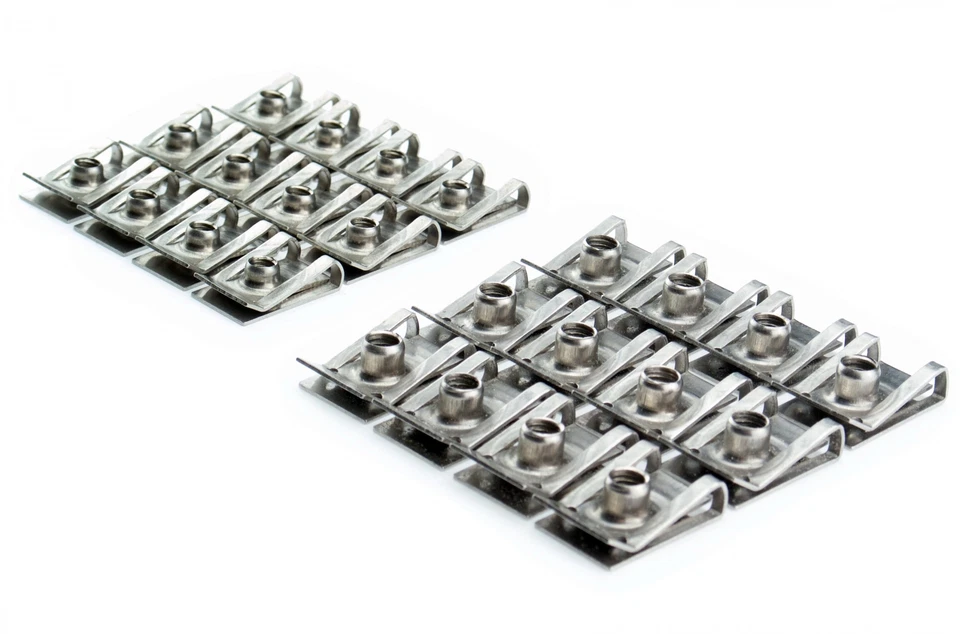 Blechmutter M5 M6 Clipse Klemmen Schnappmutter Federmutter metrisch - Bild 1 von 4