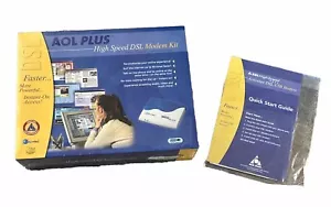 AOL Plus High Speed DSL Modem Kit Vtg Tech Computer History Man Cave Internet - Picture 1 of 10