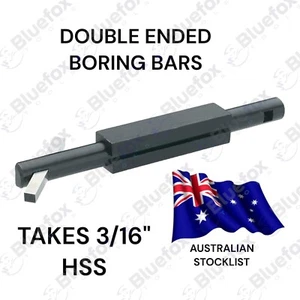 Boring Bar Double Ended (3/16") Takes HSS [1pc Included] - Suits Lathes - Picture 1 of 3
