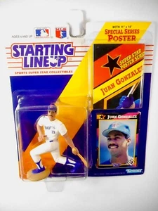NOS Kenner 1992 Juan Gonzalez Rangers Starting Lineup Figure - Free Shipping - Picture 1 of 2