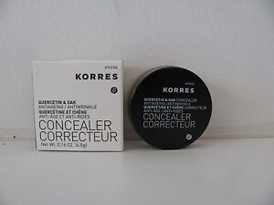 Korres Quercetin & Oak Anti-Aging Anti Wrinkle Concealer #04 Tan NIB