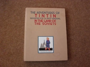 Tintín en la tierra de los soviéticos 1989 tela numerada primera edición - muy raro - Imagen 1 de 12