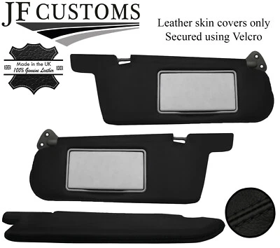 2x FUNDAS PARASOL CUERO PUNTADA NEGRA PARA NISSAN SKYLINE R34 GTR GT-T 99-02 Foto 1 de 2