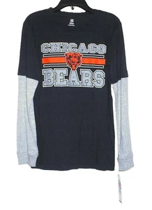 Chicago Bears *Neu mit Etikett NFL Jugend Langarm* T-Shirt blau & grau Größe Medium 10/12 - Bild 1 von 6