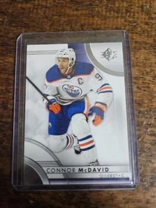 2023-24 UPPER DECK SP AUTHENTIC #1 CONNOR MCDAVID EDMONTON OILERS - Picture 1 of 2