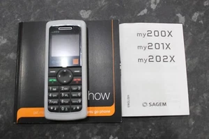 (130) Genuine Sagem MY201X Mobile Phone New Unused Locked To Orange PHONE ONLY - Picture 1 of 4