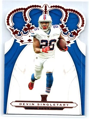 Devin Singletary 2019 Panini Chronicles #CR-23 Crown Royale - Image 1 of 2