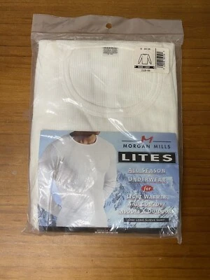 Camisa Morgan Mills Lites Para Hombres Pequeña Toda Temporada Ropa Interior Manga Larga Foto 1 de 4