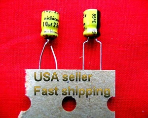 12 piezas - Condensadores electrolíticos Nichicon 10uf 25v - Imagen 1 de 1