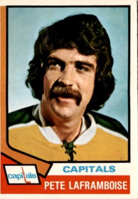 1974-75 O-Pee-Chee #166 Pete Laframboise Washington Capitals - Image 1 of 2