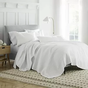 Brand New Under The Canopy Organic Cotton King Essential Quilt White IRREGULAR - Picture 1 of 5