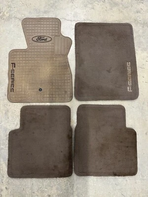福特 F-150 1998 - 2003 原始设备制造商棕色卡车脚垫全套 1999 2000 2002 2002 — 第 1/4 张图片