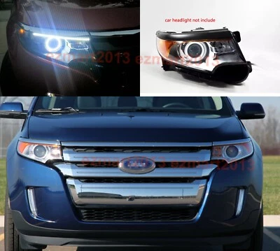 Switchback LED halo rings for Ford Edge 2011-2014 headlight angel eye DRL Signal - Image 1 of 4