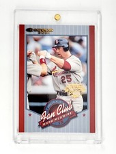 GOLD BASEBALL'S BEST PARALLEL 2001 Donruss Fan Club Mark McGwire #214 CARDINALS 