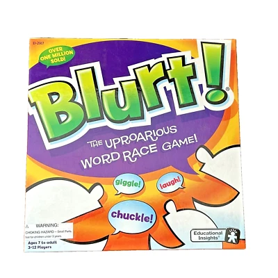 Blurt! The Uproarious Word Race Game Ages 7+ by Educational Insights Complete - Image 1 of 4