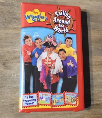 The Wiggles Sailing Around The World VHS 2005 HiT Out Of Print, With Insert - Image 1 of 4