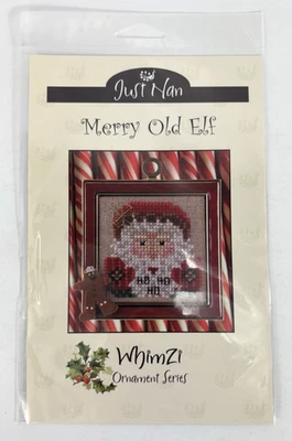 Just Nan Merry Old Elf Santa Whimzi Ornament Series Instructions Pattern Only - Image 1 of 4