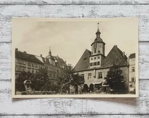 AK Jena Markt Rathaus Architektur Gebäude Ansichtskarte Postkarte Vintage Deko - Picture 1 of 2