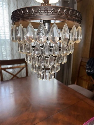 Mini pendant Crystal Chandelier Five Tier Bronze Alan + Roth - Image 1 of 4