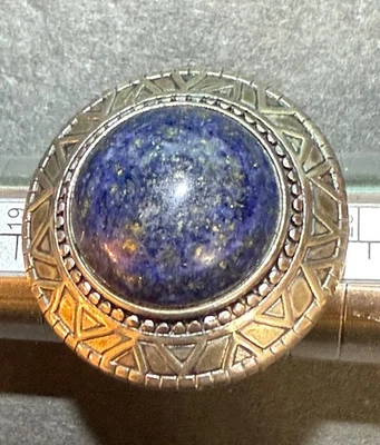 SILPADA Peruvian Ring R3270 Lapis Lazuli 925 Sterling Silver  SIGNED Size 10 - Image 1 of 4