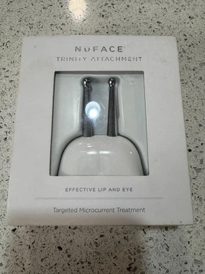 NuFace TRINITY Effective Lip & Eye Attachment New Open Box Clean Complete Book - Image 1 of 2