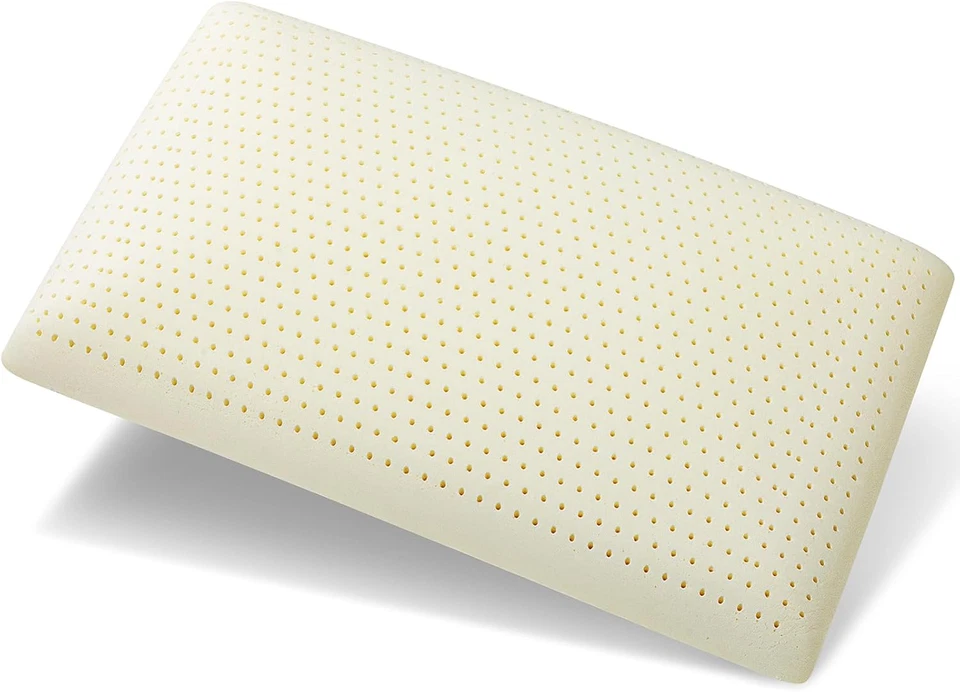 100% Talalay Latex Pillow, Luxury Standard Sleeping Bed Pillow, Medium/Standard - Image 1 of 4