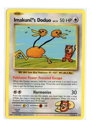 Imakuni?'s Doduo 112/108 Secret Rare Normal XY - Evolutions Pokemon TCG - Image 1 of 2
