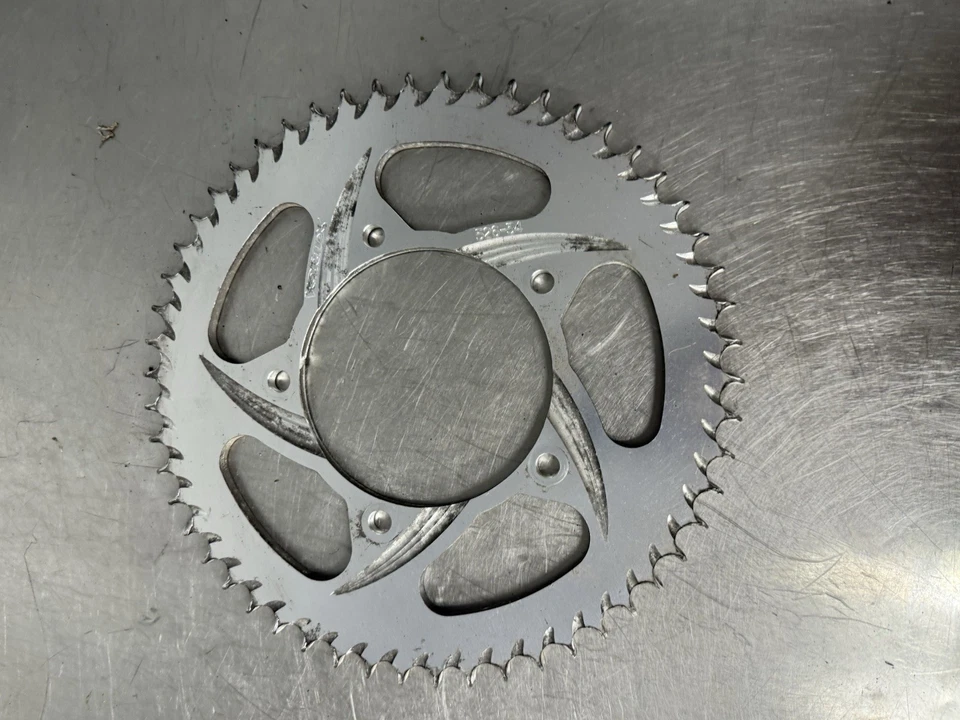 SUZUKI 2001-2010 GSXR600 VORTEX SILVER ALUMINUM 525 REAR SPROCKET 36-54 TOOTH - Image 1 of 4