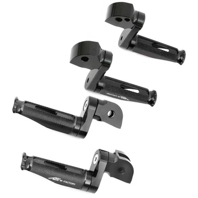 黑色 25 毫米可调节前后脚钉多功能一体机适用于 Vmax 1700 09-13 14 15 16 17 — 第 1/4 张图片