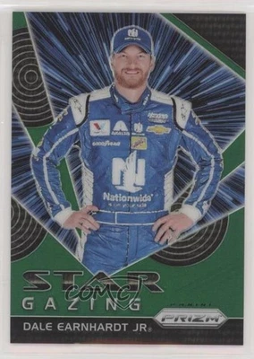 2018 Panini Prizm Star Gazing Green Prizm /149 Dale Earnhardt Jr #69 HOF - Image 1 of 2