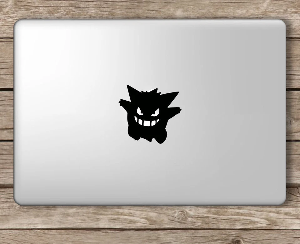 Gengar Vinyl Decal Sticker For MacBook Air Pro Mac 11" 13" 15"  & Car - Image 1 of 1