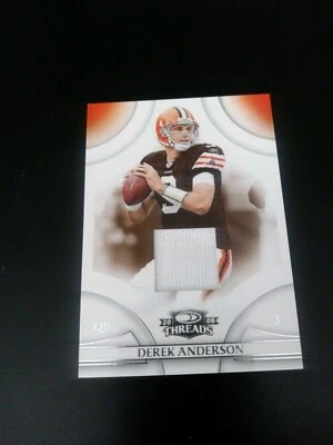 2008 Derek Anderson Donruss Threads Card 179/ 250  Cleveland Browns - Image 1 of 2