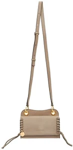 Mini Bolso de Mano See by Chloe Tilda Cuero Gris Taupe Bandolera Correa para el Hombro - Imagen 1 de 13