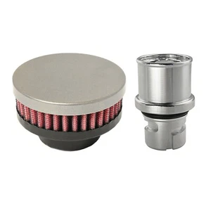 Cubierta de válvula Respirador Tapa de aceite Dodge Challenger SRT Hellcat 2015-23 Gris Gunmetal - Imagen 1 de 7