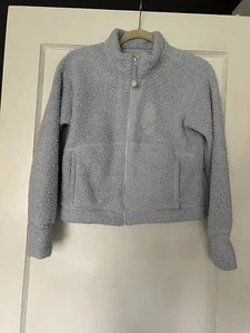 Athleta Girl Cozy Fleece Jacket - Size L/12 - Picture 1 of 7