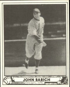 1940 Play Ball Reprints #191 John Babich - NM-MT
