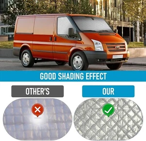 Motorhome Internal Thermal Blind for Ford Transit Van MK7, 3Pcs Sunshade Wrap Co - Picture 1 of 7