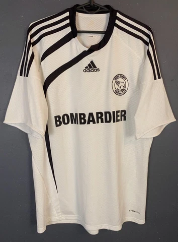ADIDAS MEN'S FC DERBY COUNTY 2009/2010 HOME SOCCER FOOTBALL SHIRT JERSEY SIZE L Cover
