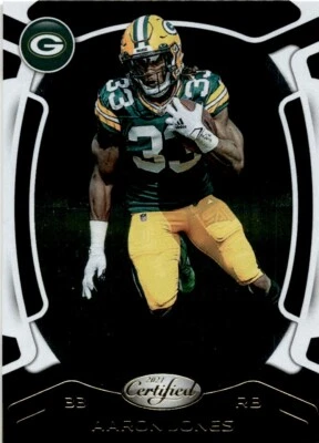 2021 Panini Certified Aaron Jones Green Bay Packers #72 - Image 1 of 2