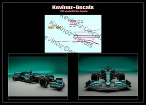1/32 Scale Decals for Policar Modern F1 - Aston Martin AMR21, Vettel & Stroll - Picture 1 of 5