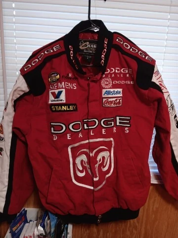 Elliott Sadler Dodge Jacket NASCAR Size S Chase Authentics Grab Life By The Horn Cover