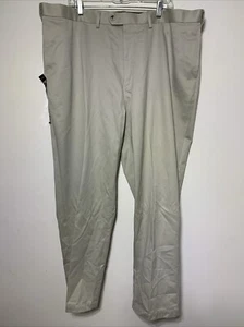 Savane Mens Khaki Pants Beige Size 44X30 No Iron New - Picture 1 of 3