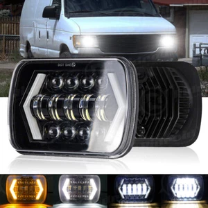 Faro LED para Ford E-150 E250 E350 E450 E550 furgoneta 5x7 7x6 haz sellado alto/lo - Imagen 1 de 12