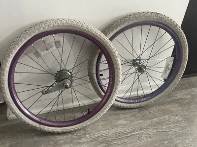 Girls BMX Bike Purple 20 Inch Wheels Set Single Speed Coaster brake - Image 1 of 4