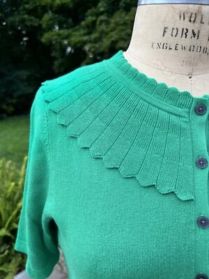 Boden Abercorn Green Knit Dress US 8 UK 12 - Image 1 of 4