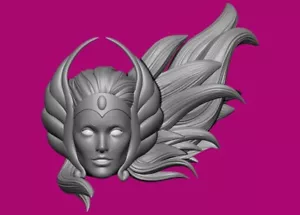 She-Ra Princess of Power MotU kundenspezifischer Kopf für 4"" 6"" 7"" 12"" Actionfiguren - Bild 1 von 1
